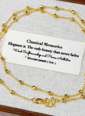 镀金时尚复古轻奢小众设计简约