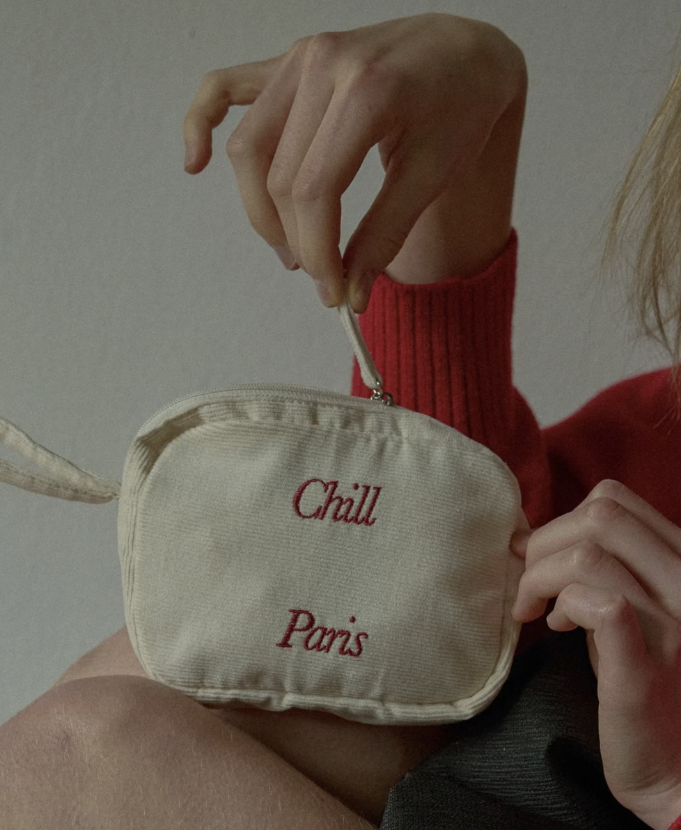 现货 韩免Hotel827灯芯绒 小众法式复古手提收纳包 详情页均实拍