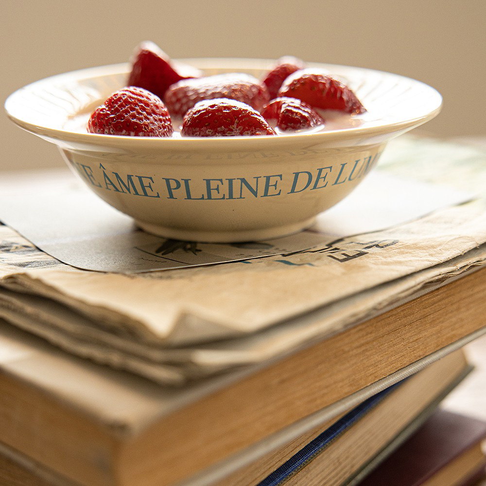 现货 韩免正品 hotel827餐具法式复古小众陶瓷盘 水果酸奶碗 含盒