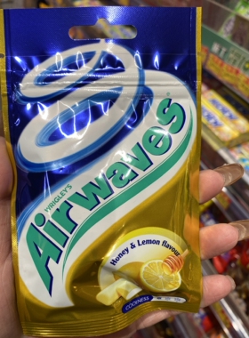 香港进口airwaves劲浪口香糖超强薄荷味爽浪无糖口气呛清凉