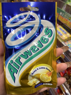香港进口airwaves劲浪口香糖超强薄荷味爽浪无糖口气呛清凉