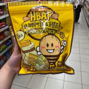 香港购 进口韩国Tom'sFarm汤姆农场迷你蜂蜜牛油杏仁家庭装15小包