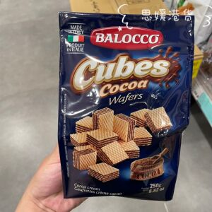 香港代购 意大利进口balocco 百乐可 榛仁奶油可可味威化饼干250g