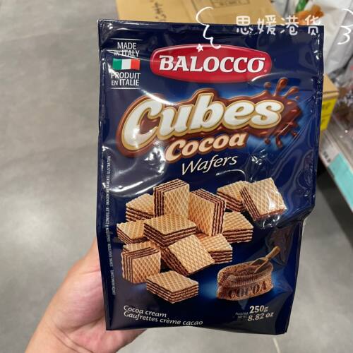 香港代购 意大利进口balocco 百乐可 榛仁奶油可可味威化饼干250g