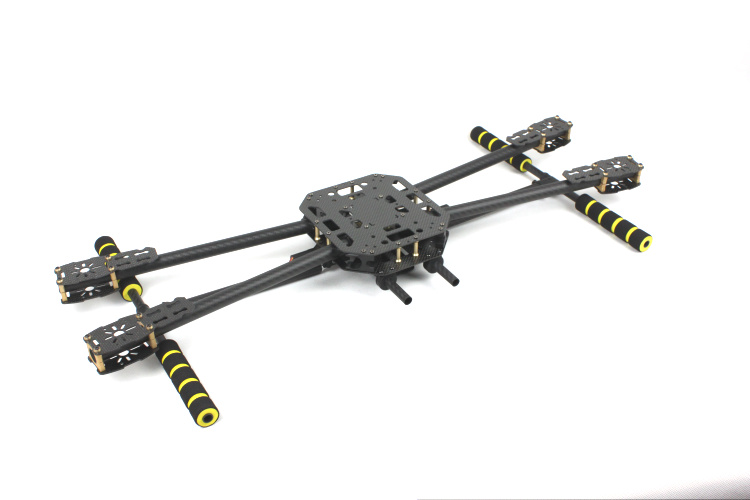 FN650碳纤折叠航拍四轴X8机架 DJI APM PIX飞控DIY专用飞越