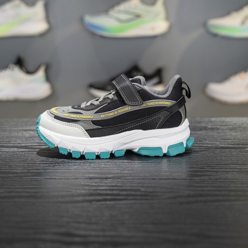 李宁2025新款男女小大童启悦2 KIDS加绒减震回弹休闲鞋YKCV198