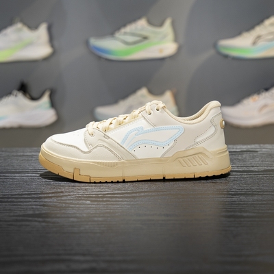 李宁耐磨女子系带休闲鞋