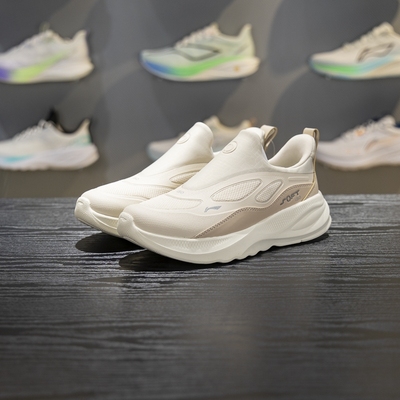 李宁防泼水女子一脚蹬休闲鞋