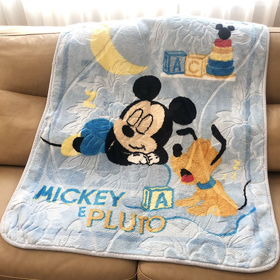 加厚迪*尼拉舍尔单层毯毛毯毯子盖毯沙发毯童毯规格：95*110