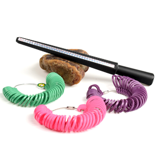 四用尺打金工具手指测量环戒指尺戒指圈手指尺寸测量港欧美码 指环