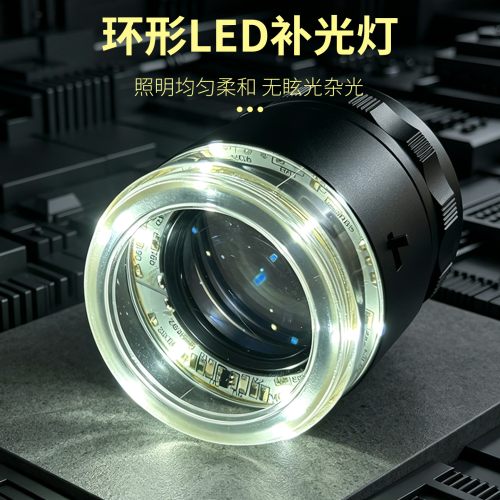 10倍高倍带刻度带灯圆筒放大镜
