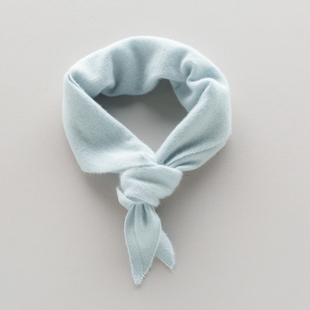 新款100%纯山羊绒三角小围巾女薄款小披肩情侣款护颈围脖保暖假领