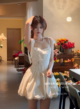 87Parkview 法式雕塑鱼骨云朵短裤套装 品牌授权