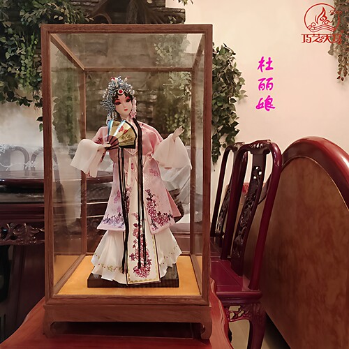 中国风软装客厅戏曲京剧人物摆件