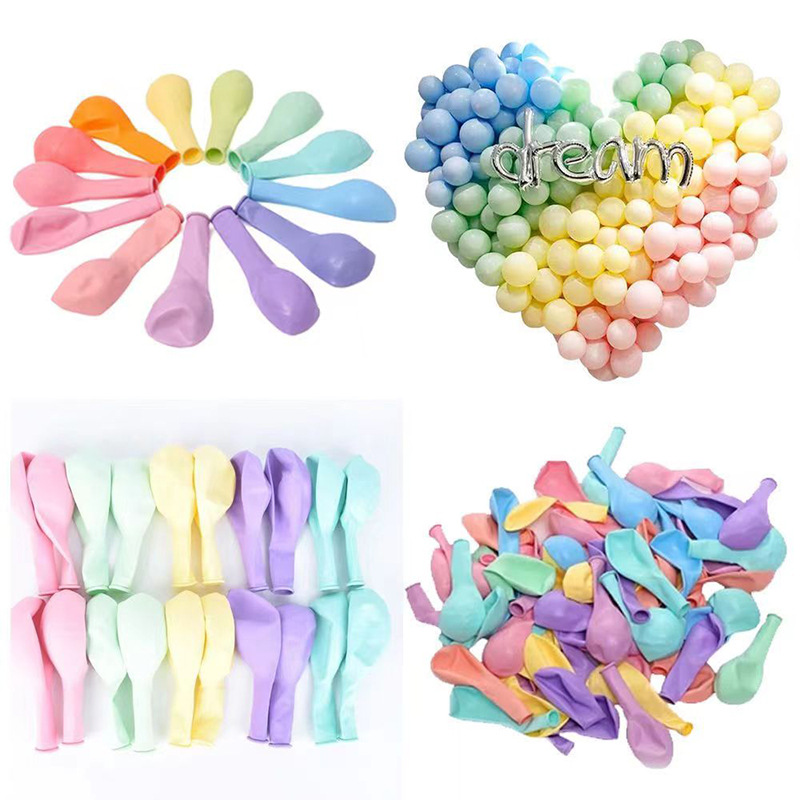 马卡龙创意氛围装饰彩色装饰气球