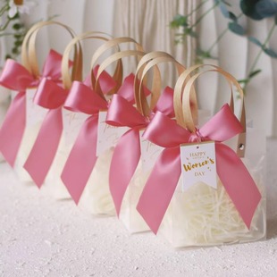 礼品袋手提透明礼盒高级袋 透明礼品袋小小朋友生日礼袋2026新款