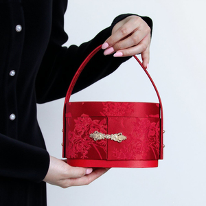 2025新中式手提喜糖盒伴手礼盒高