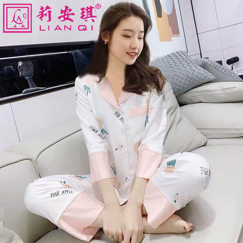 莉安琪专柜高端蚕丝小仙女睡衣