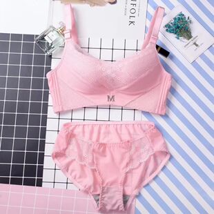 诗雅琪优质镂空面料透气蜂巢布型内衣套装