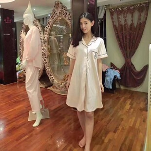 清凉短袖 莉安琪奥黛尔正品 专柜夏季 新款 连衣裙女士家居服套装