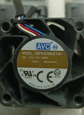 AVC 4CM 4028 12V 3A暴力大风量电源模型车风扇DBPK0428B2SY061