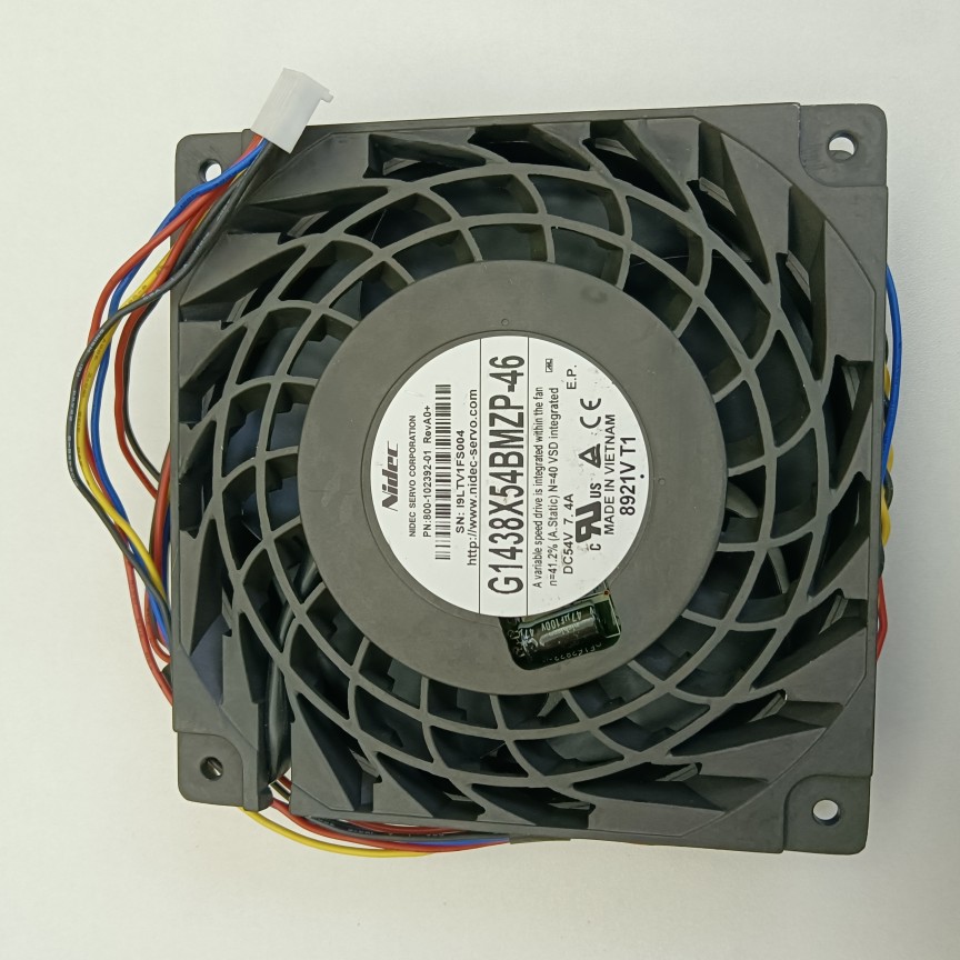 全新nidec 54v 7.4a 14038 14cm 服务器暴力风扇g1438x54bmzp-46