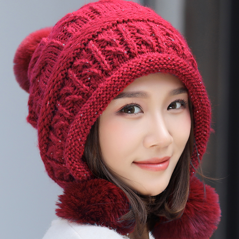 防寒包头护耳朵帽子百搭时尚保暖