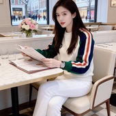 长袖 2025欧版 卫衣 刺绣时尚 保暖潮流百搭打底衫 新款 高品质加绒男士