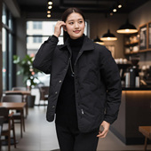 新款 男士 翻领羽绒服商务休闲羽绒衣男装 2025冬季 修身 外套上衣服