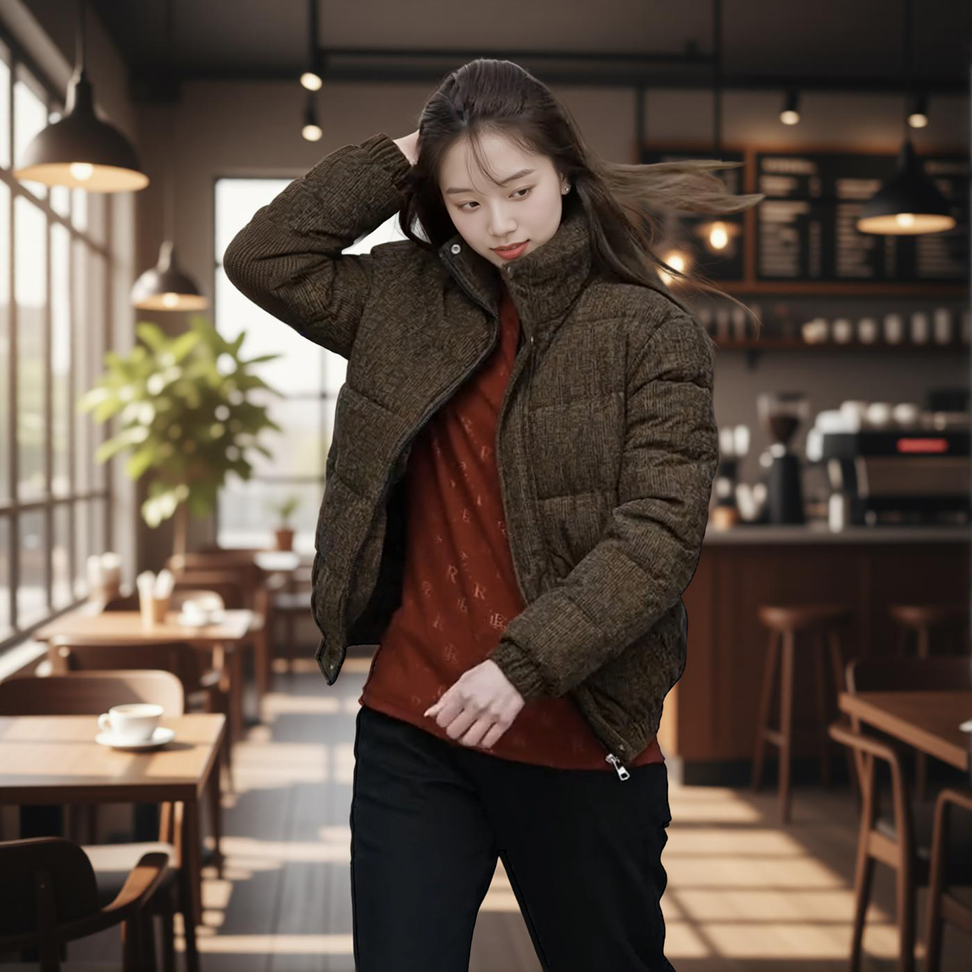 灯芯绒棉衣男士高级感冬季加厚保暖立领青年休闲百搭抗寒棉服外套,男装,夹克,淘宝优惠券,粉丝福利购,淘宝优惠卷