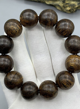 越南惠安沉香手串老料油性丰富药香清甜单圈男女款佛珠手链