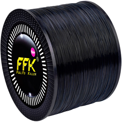 FFK快速入水1006米黑色强劲拉力耐咬高强度尼龙鱼线新色精制