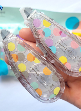 优惠装日本TOMBOW蜻蜓monoAIR5静音学生大容量涂改修正带可换替芯