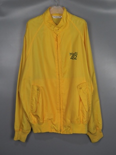 Vintage 古着正品dun*lop邓禄中古黄色薄款赛车运动夹克外套