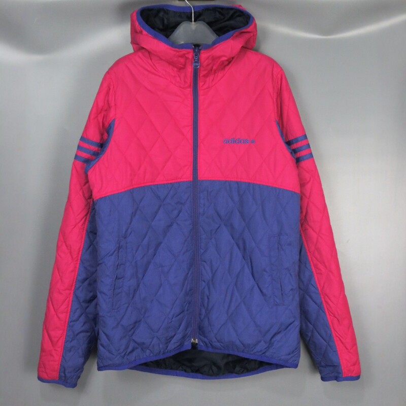 中古adidas女款薄棉夹克图片
