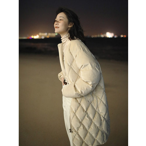 清仓菱格韩版宽松ins风羽绒服