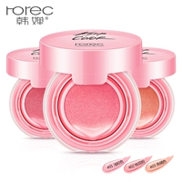 Han Wei air cushion blush rouge cream chính hãng trang điểm màu nude cánh hoa đỏ dạng lỏng dưỡng ẩm làm sáng da cánh hoa tự nhiên - Blush / Cochineal phấn má hồng sivanna colors