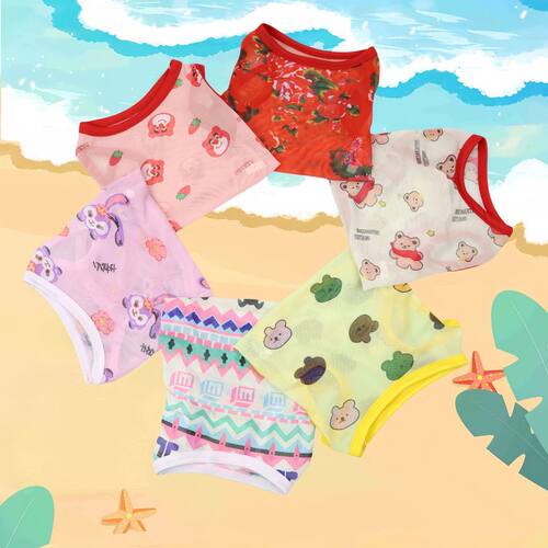 大狗130斤内宠物衣服背心用品狗狗猫咪夏季透气弹力网眼泰迪薄款