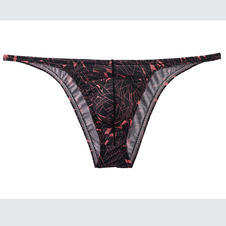 男士时尚印花三角低腰性感青年潮流紧身比基尼小内裤,女士内衣/男士内衣/家居服,男三角内裤,淘宝优惠券,粉丝福利购,淘宝优惠卷