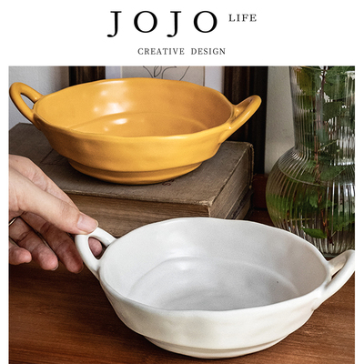 JOJO'SLIFEPD复古不规则沙拉碗