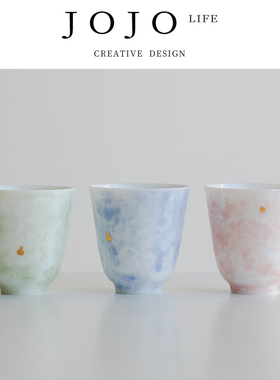 JOJO'S L. PD. service.花开荼蘼三色杯轻奢陶瓷功夫茶具 | 辉烂