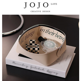 PD.Baker.置物盒皮革桌面化妆品收纳盒杂物托盘 贝克 JOJO