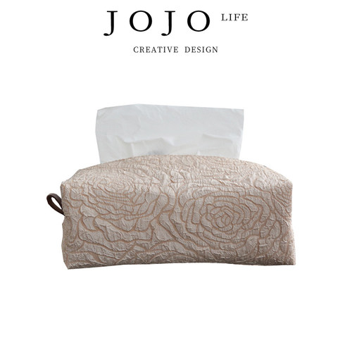 JOJO'SL.PD压花褶皱浮雕抽纸盒