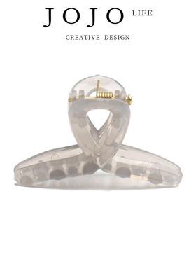 JOJO'S L. PD.Cork.精致抓夹果冻色韩版百搭刘海醋酸抓夹 | 木栓