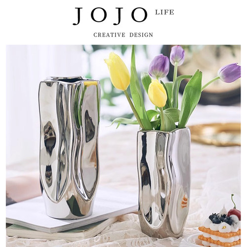 JOJO'SL.PD花瓶曲面轻奢陶瓷