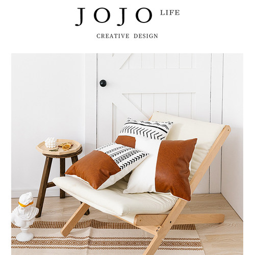 JOJO'SL.PD棉帆布印花抱枕套