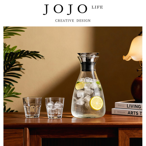 JOJO'S L. PD.Micro.冷水壶北欧式高硼硅耐高温透明玻璃 | 维微