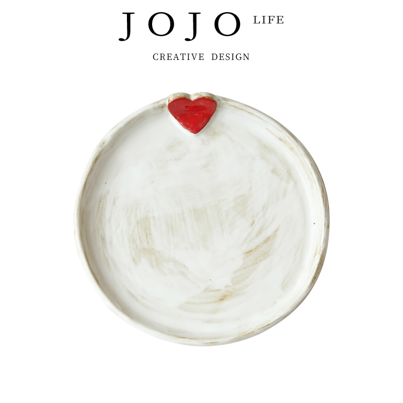 JOJO'SL.PD餐具家用复古爱心盘