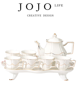 JOJO'S L. PD.Defense.咖啡杯水杯套装家用陶瓷杯水壶套装 | 联防