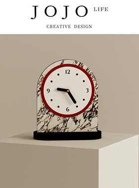JOJO'S L. PD.Permit.时钟表台式现代极简创意超静音摆件 | 克持